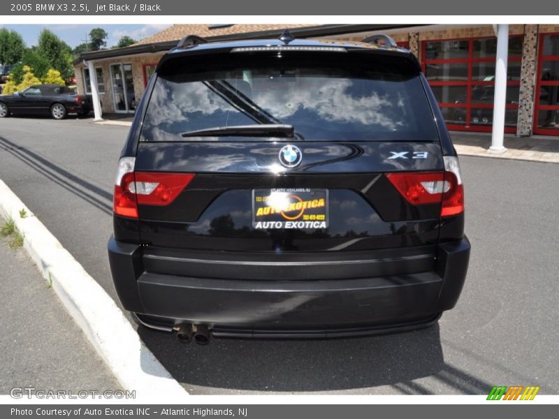 Jet Black / Black 2005 BMW X3 2.5i