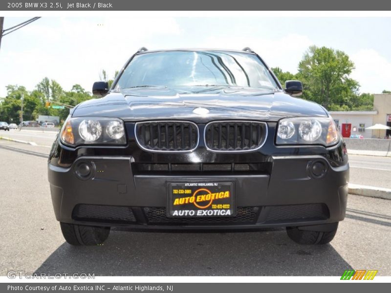 Jet Black / Black 2005 BMW X3 2.5i