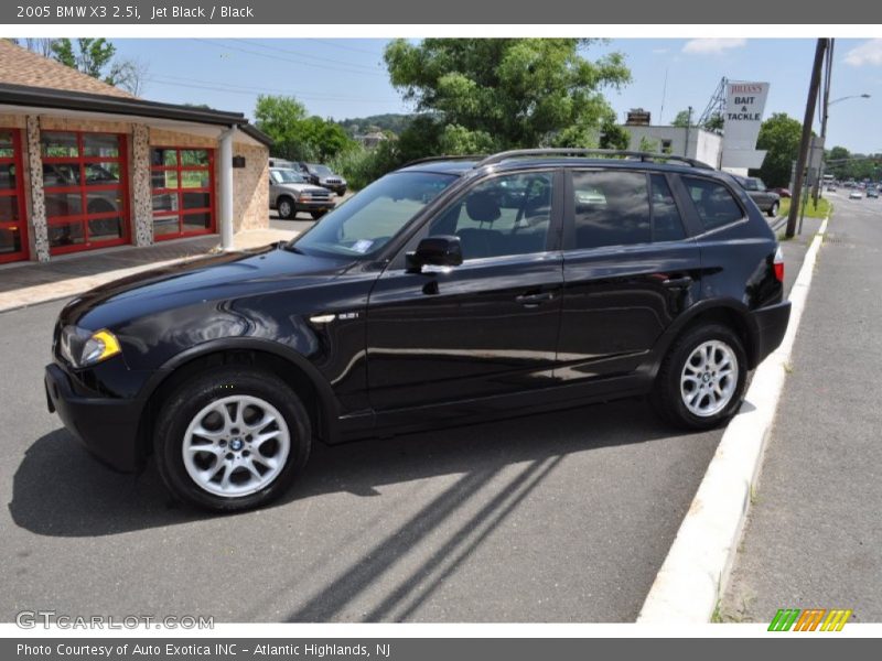 Jet Black / Black 2005 BMW X3 2.5i