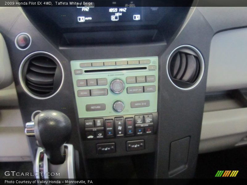 Controls of 2009 Pilot EX 4WD