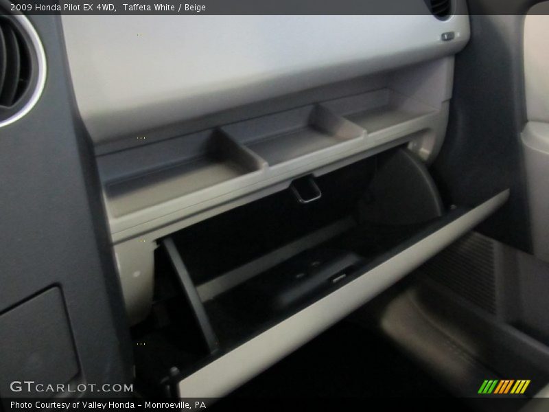 Taffeta White / Beige 2009 Honda Pilot EX 4WD