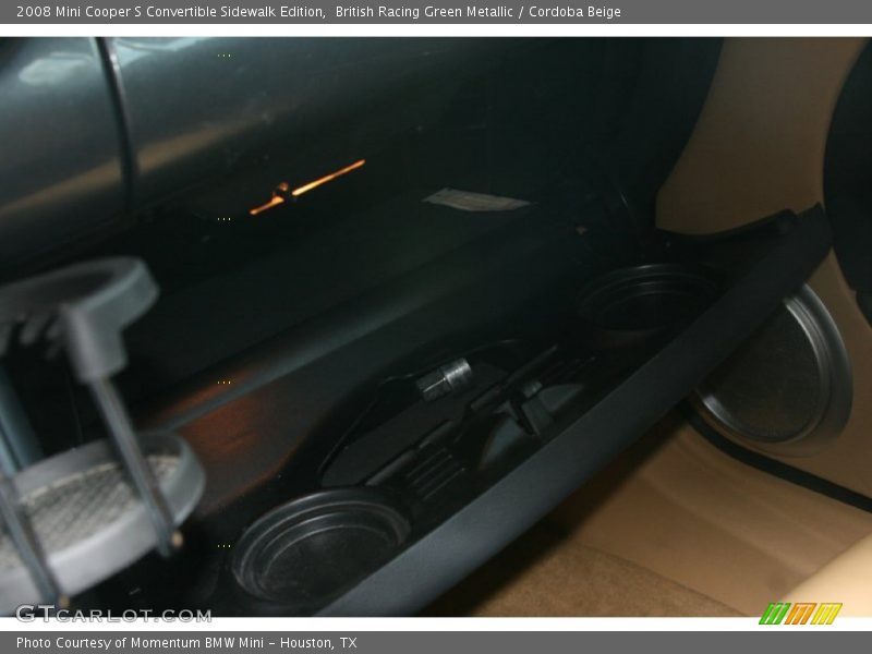 British Racing Green Metallic / Cordoba Beige 2008 Mini Cooper S Convertible Sidewalk Edition