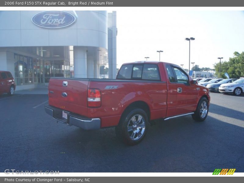 Bright Red / Medium Flint 2006 Ford F150 STX Regular Cab