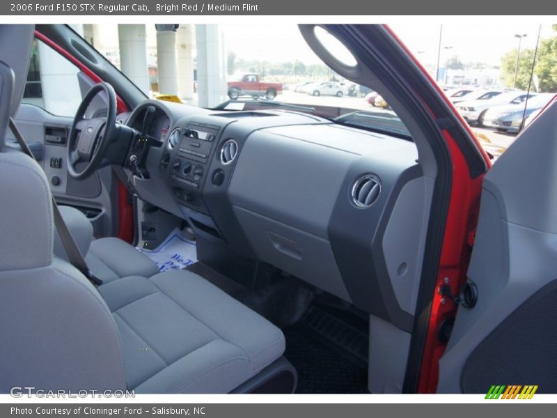Bright Red / Medium Flint 2006 Ford F150 STX Regular Cab