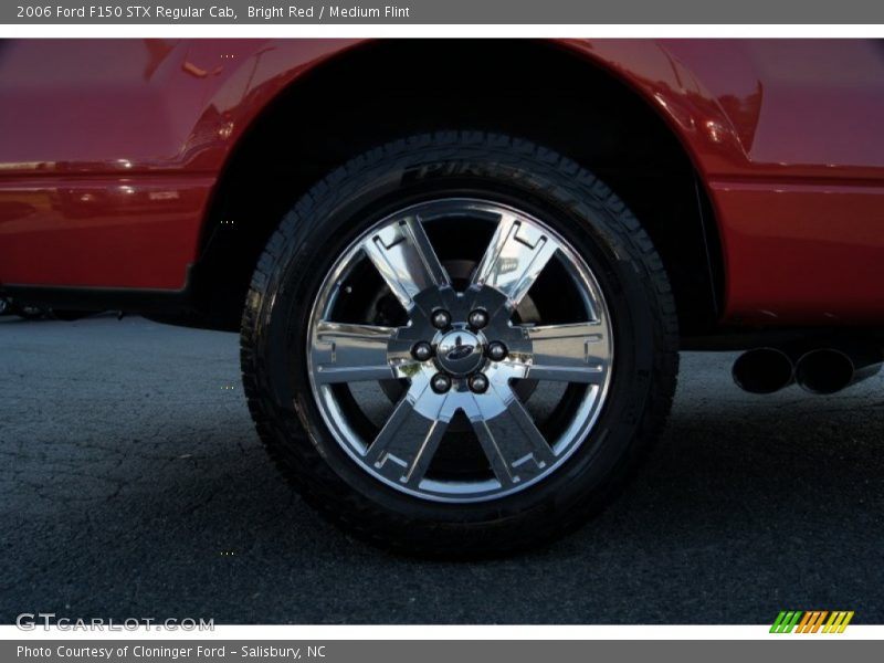 Bright Red / Medium Flint 2006 Ford F150 STX Regular Cab