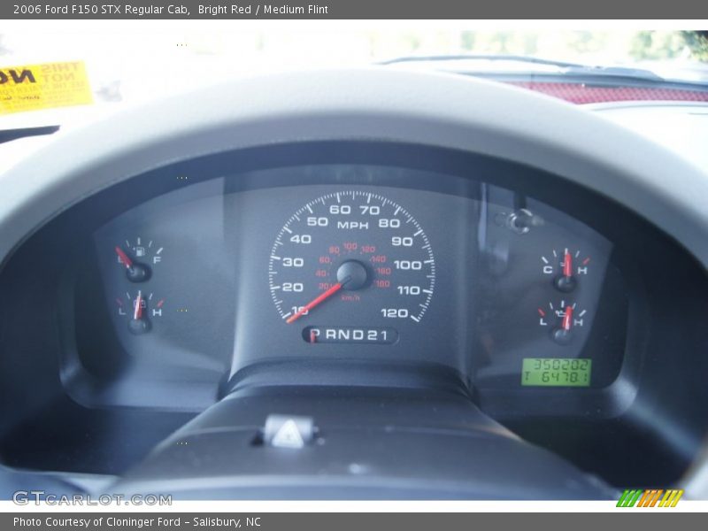 Bright Red / Medium Flint 2006 Ford F150 STX Regular Cab