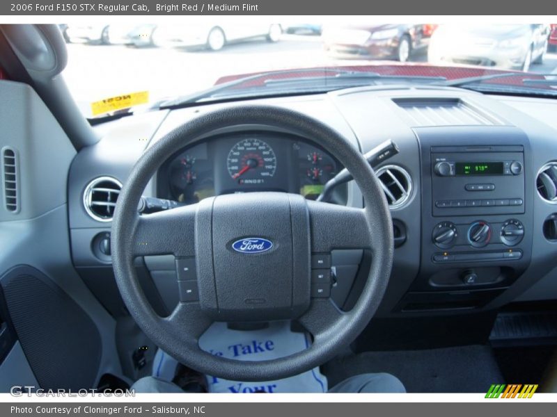 Bright Red / Medium Flint 2006 Ford F150 STX Regular Cab