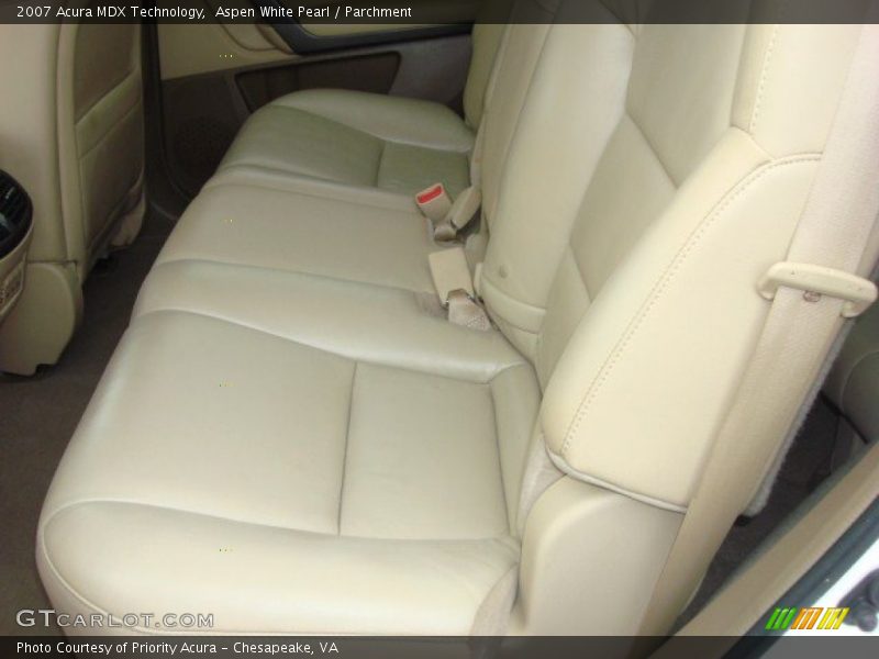 Aspen White Pearl / Parchment 2007 Acura MDX Technology