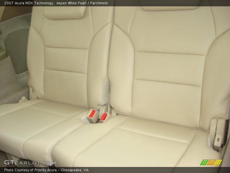 Aspen White Pearl / Parchment 2007 Acura MDX Technology