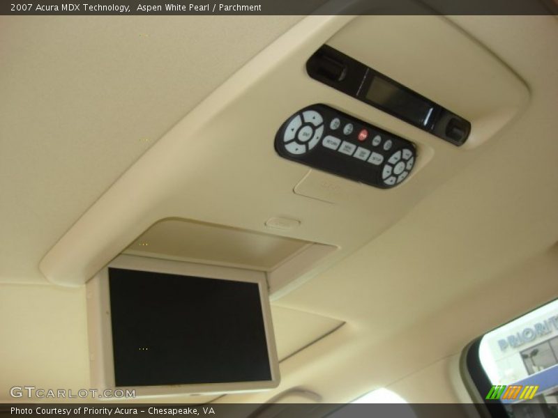 Aspen White Pearl / Parchment 2007 Acura MDX Technology