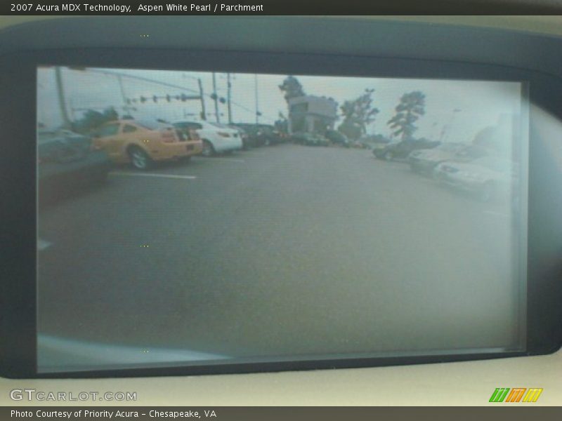 Aspen White Pearl / Parchment 2007 Acura MDX Technology