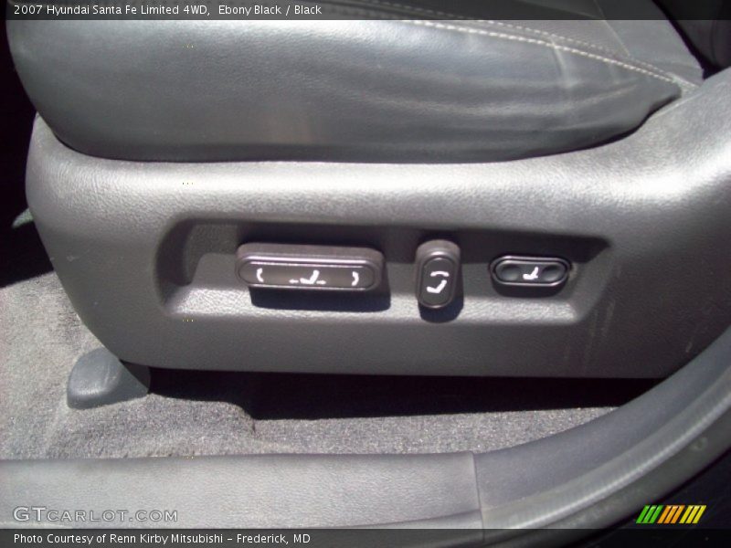 Ebony Black / Black 2007 Hyundai Santa Fe Limited 4WD