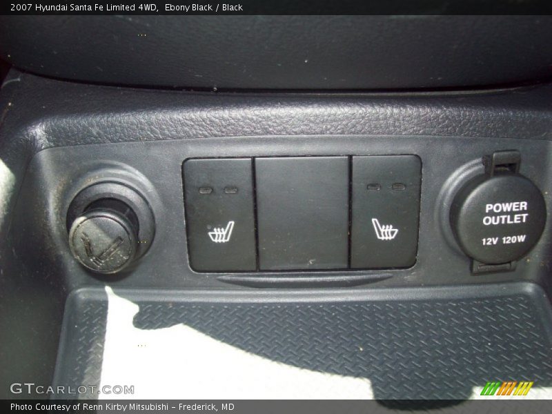 Ebony Black / Black 2007 Hyundai Santa Fe Limited 4WD