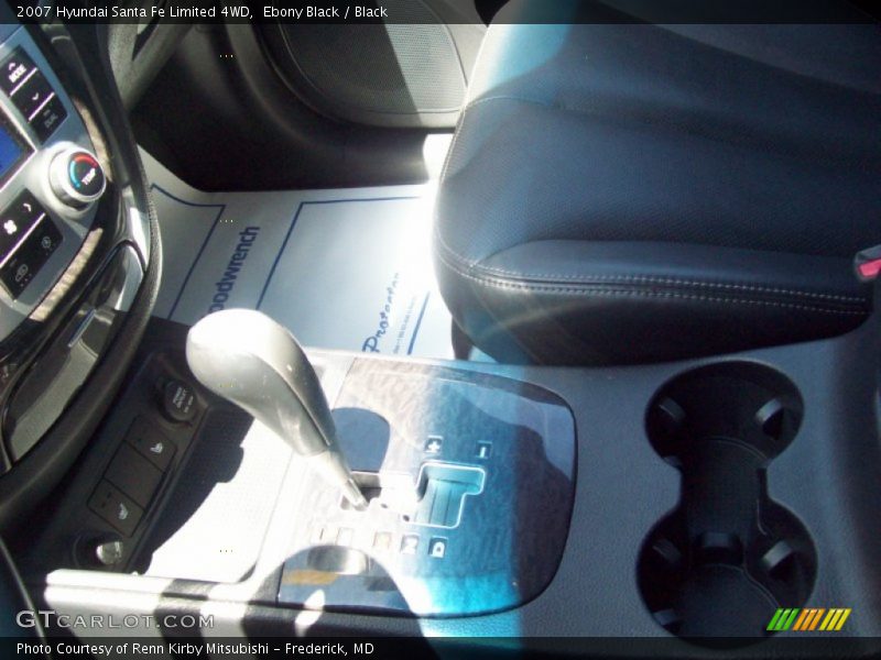 Ebony Black / Black 2007 Hyundai Santa Fe Limited 4WD