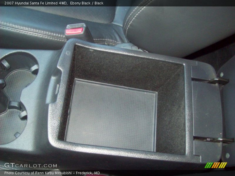 Ebony Black / Black 2007 Hyundai Santa Fe Limited 4WD