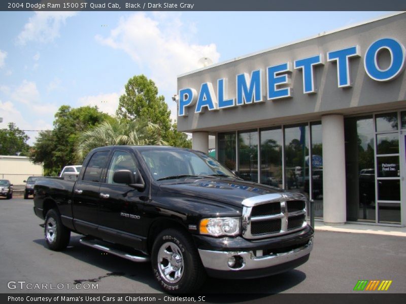 Black / Dark Slate Gray 2004 Dodge Ram 1500 ST Quad Cab