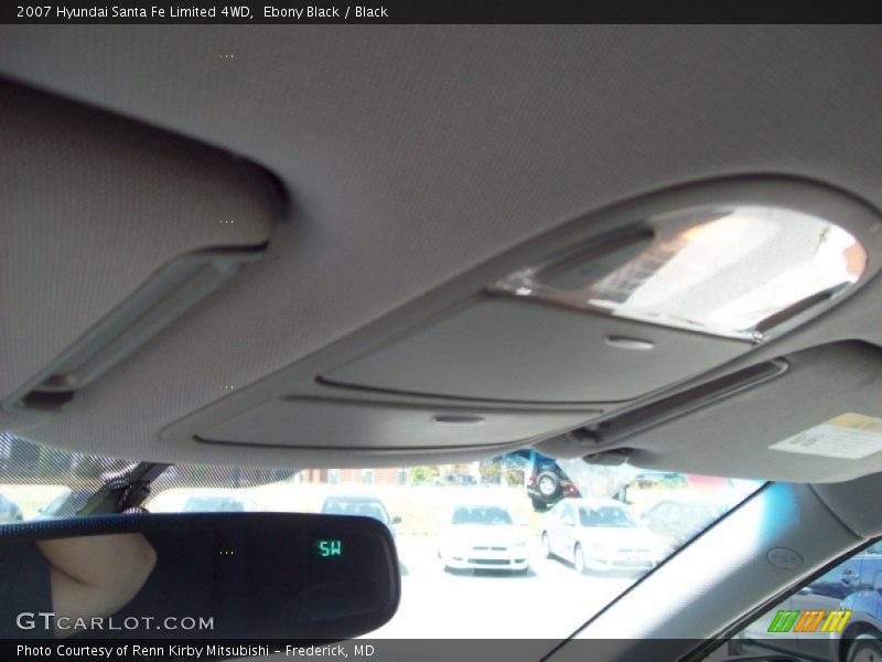 Ebony Black / Black 2007 Hyundai Santa Fe Limited 4WD