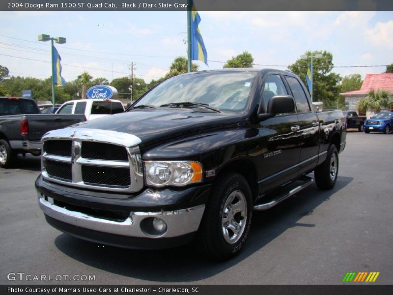 Black / Dark Slate Gray 2004 Dodge Ram 1500 ST Quad Cab