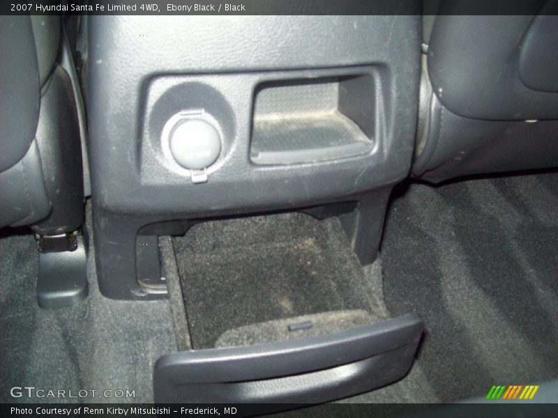 Ebony Black / Black 2007 Hyundai Santa Fe Limited 4WD