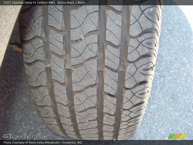 Ebony Black / Black 2007 Hyundai Santa Fe Limited 4WD