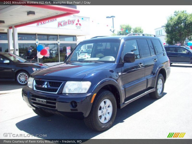 Memphis Blue Pearl / Gray 2003 Mitsubishi Montero XLS 4x4