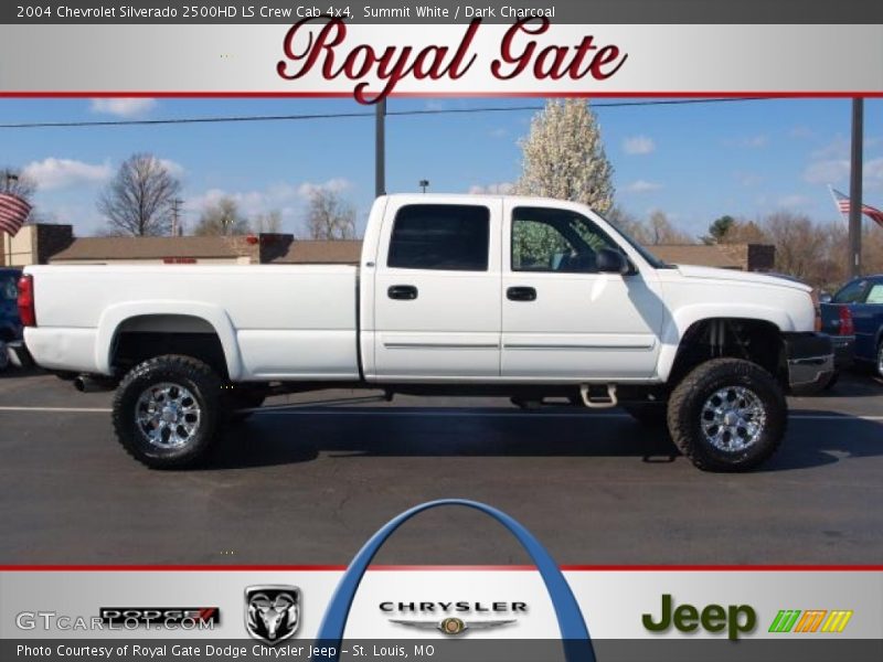Summit White / Dark Charcoal 2004 Chevrolet Silverado 2500HD LS Crew Cab 4x4