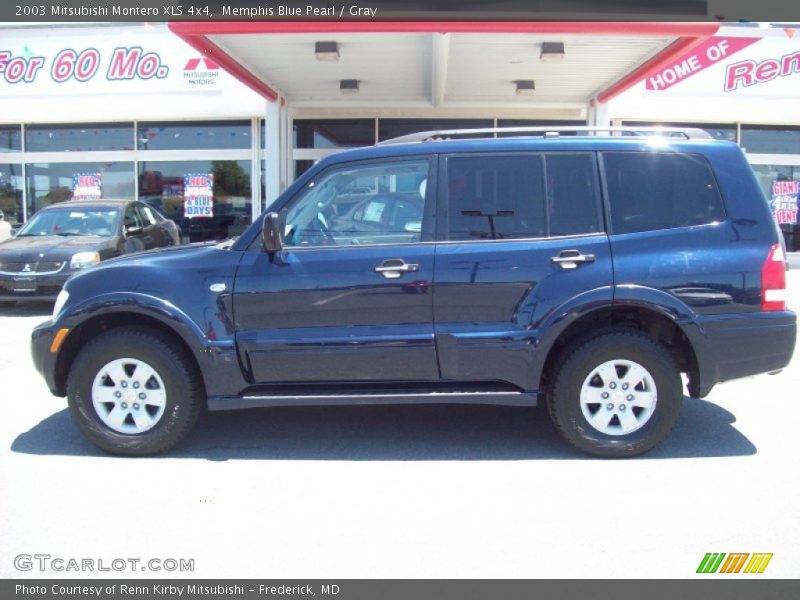 Memphis Blue Pearl / Gray 2003 Mitsubishi Montero XLS 4x4