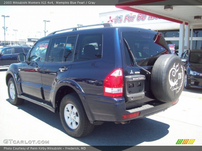 Memphis Blue Pearl / Gray 2003 Mitsubishi Montero XLS 4x4