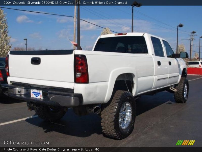 Summit White / Dark Charcoal 2004 Chevrolet Silverado 2500HD LS Crew Cab 4x4