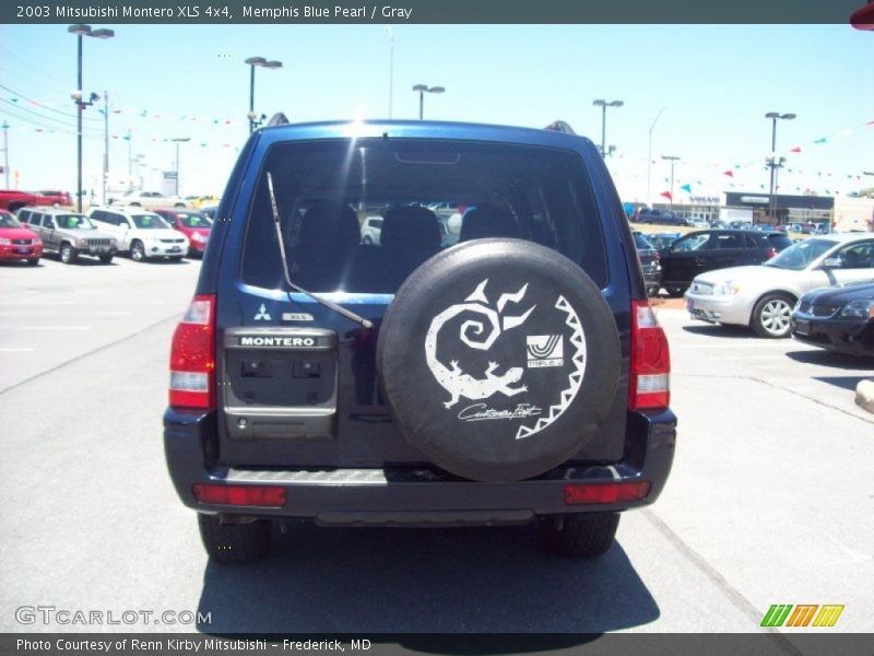 Memphis Blue Pearl / Gray 2003 Mitsubishi Montero XLS 4x4