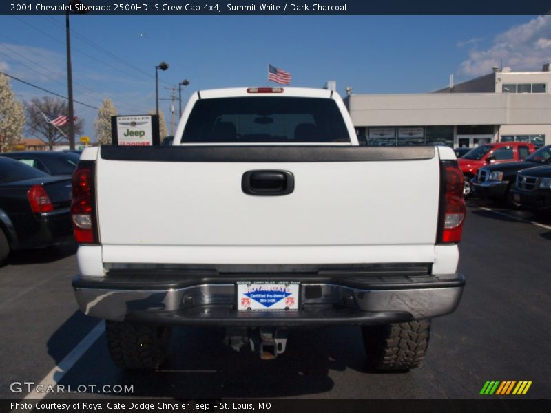 Summit White / Dark Charcoal 2004 Chevrolet Silverado 2500HD LS Crew Cab 4x4