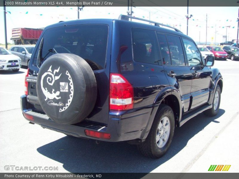 Memphis Blue Pearl / Gray 2003 Mitsubishi Montero XLS 4x4