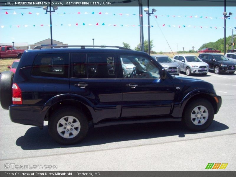 Memphis Blue Pearl / Gray 2003 Mitsubishi Montero XLS 4x4