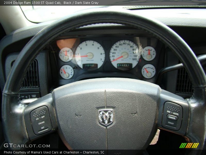 Black / Dark Slate Gray 2004 Dodge Ram 1500 ST Quad Cab