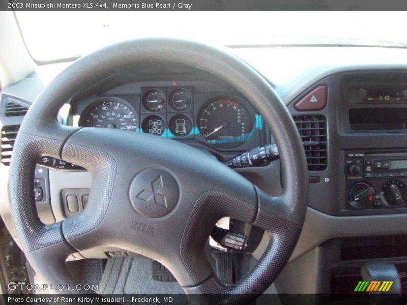 Memphis Blue Pearl / Gray 2003 Mitsubishi Montero XLS 4x4