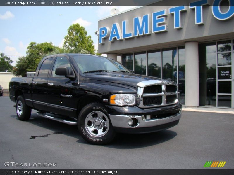 Black / Dark Slate Gray 2004 Dodge Ram 1500 ST Quad Cab