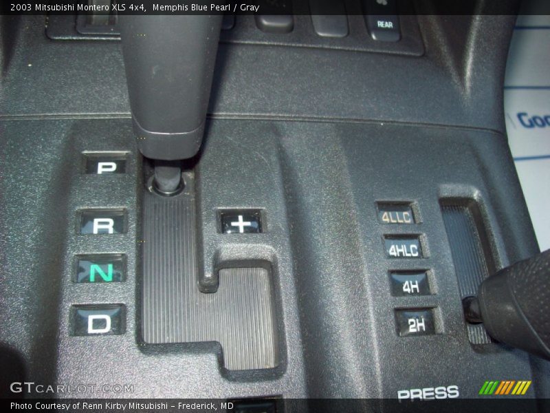  2003 Montero XLS 4x4 5 Speed Automatic Shifter