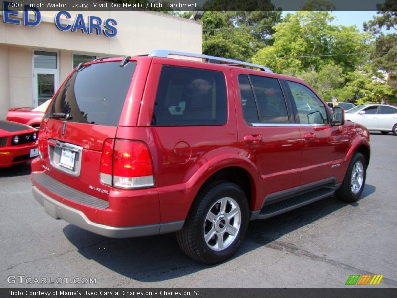 Vivid Red Metallic / Light Parchment 2003 Lincoln Aviator Luxury