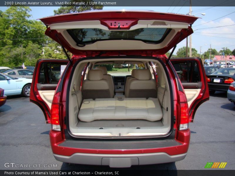 Vivid Red Metallic / Light Parchment 2003 Lincoln Aviator Luxury