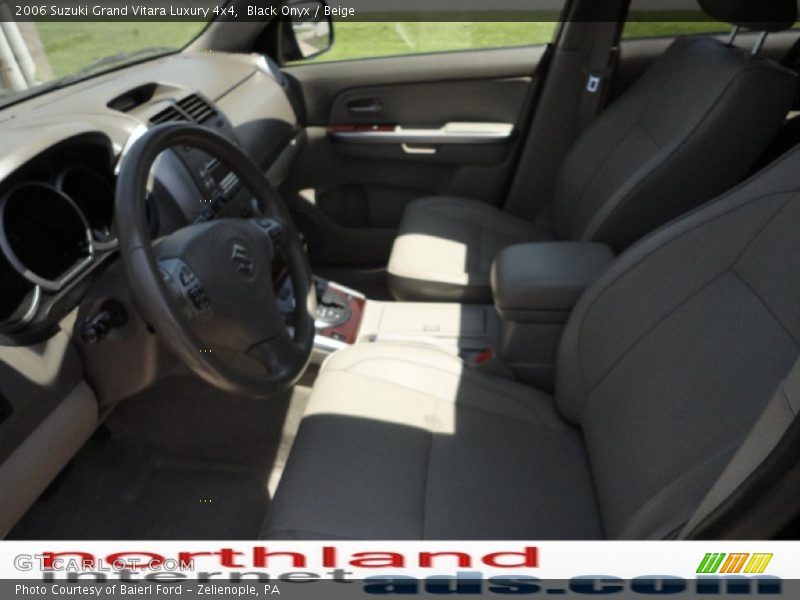 Black Onyx / Beige 2006 Suzuki Grand Vitara Luxury 4x4