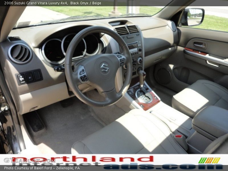 Black Onyx / Beige 2006 Suzuki Grand Vitara Luxury 4x4