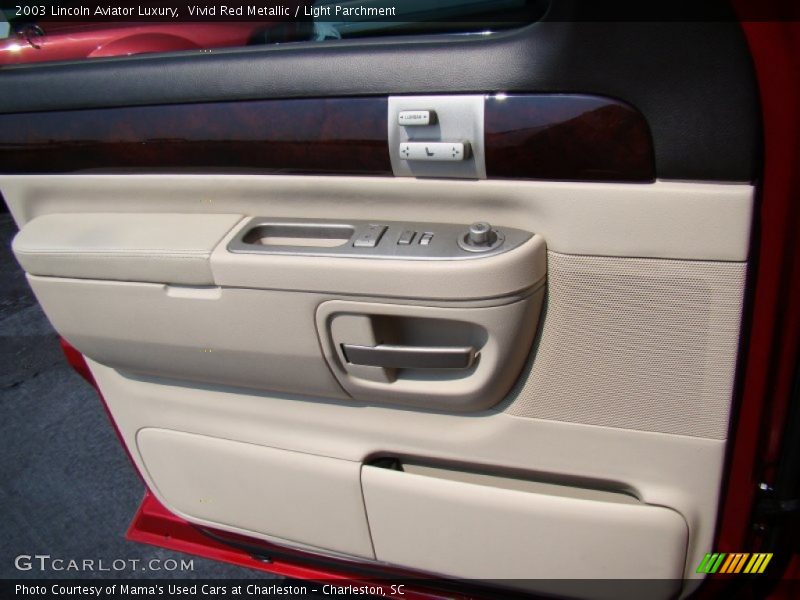 Vivid Red Metallic / Light Parchment 2003 Lincoln Aviator Luxury