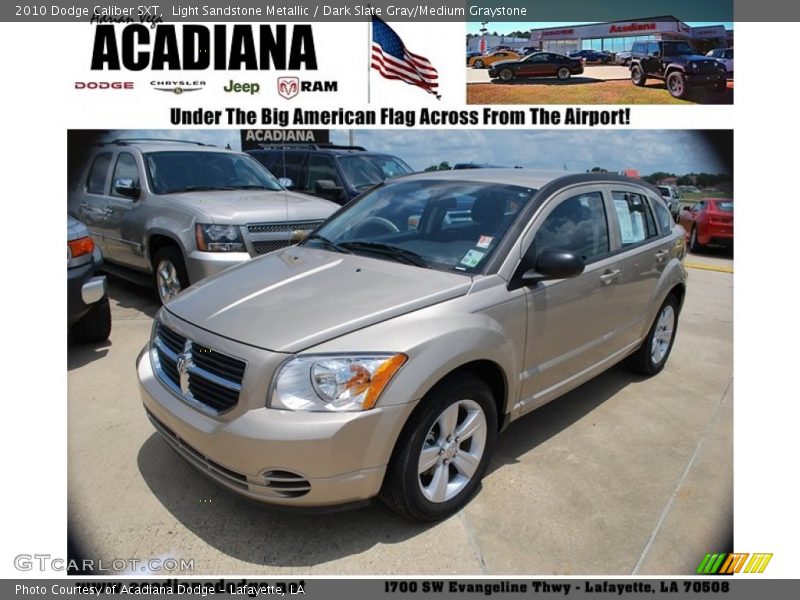Light Sandstone Metallic / Dark Slate Gray/Medium Graystone 2010 Dodge Caliber SXT
