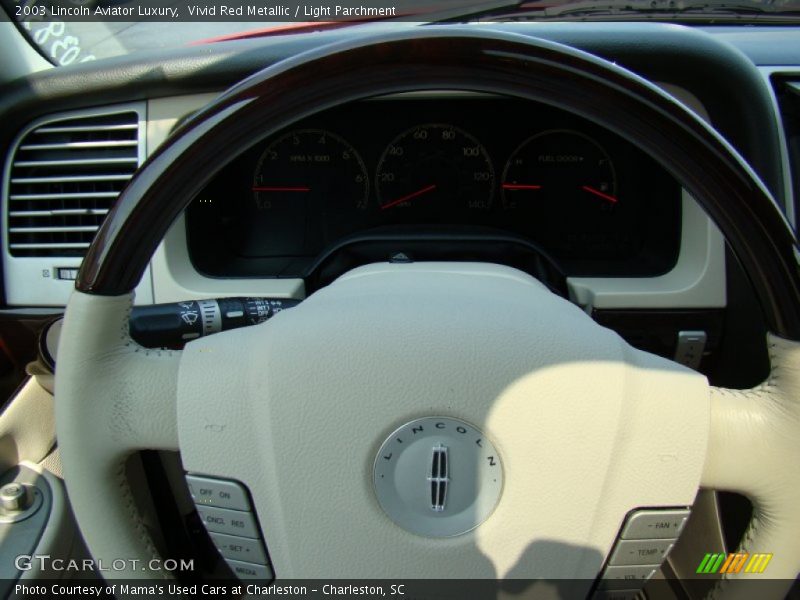 Vivid Red Metallic / Light Parchment 2003 Lincoln Aviator Luxury