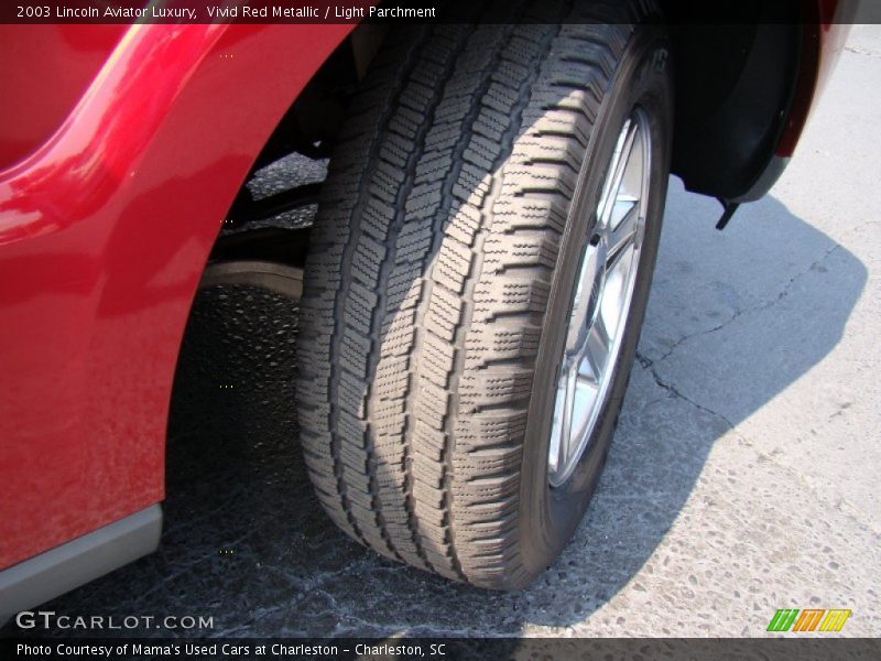 Vivid Red Metallic / Light Parchment 2003 Lincoln Aviator Luxury