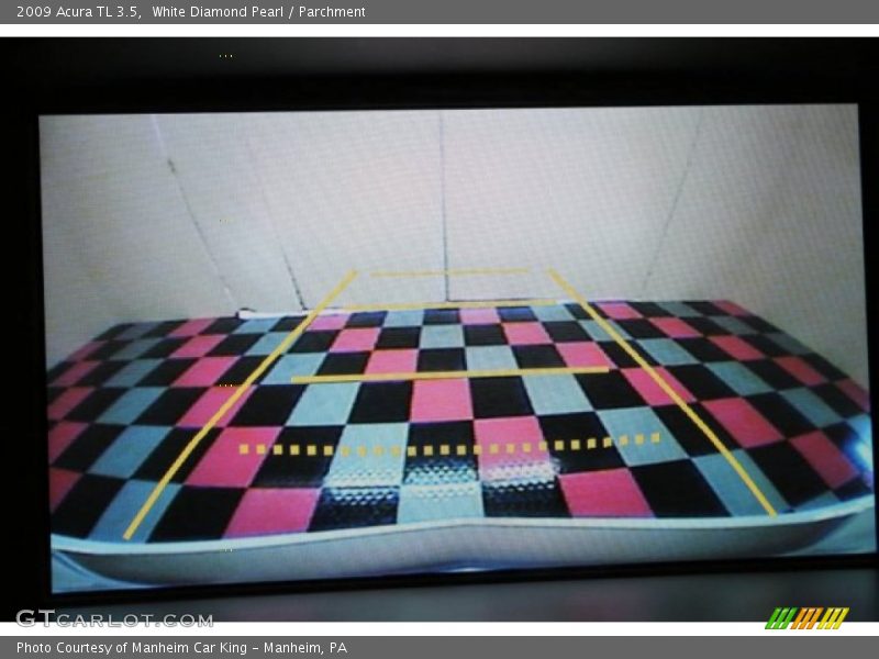 White Diamond Pearl / Parchment 2009 Acura TL 3.5