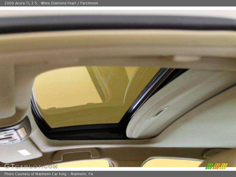 White Diamond Pearl / Parchment 2009 Acura TL 3.5