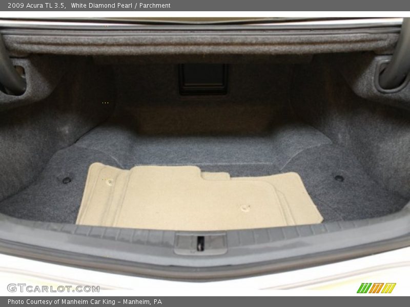 White Diamond Pearl / Parchment 2009 Acura TL 3.5
