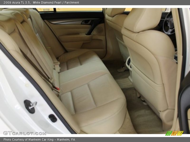 White Diamond Pearl / Parchment 2009 Acura TL 3.5