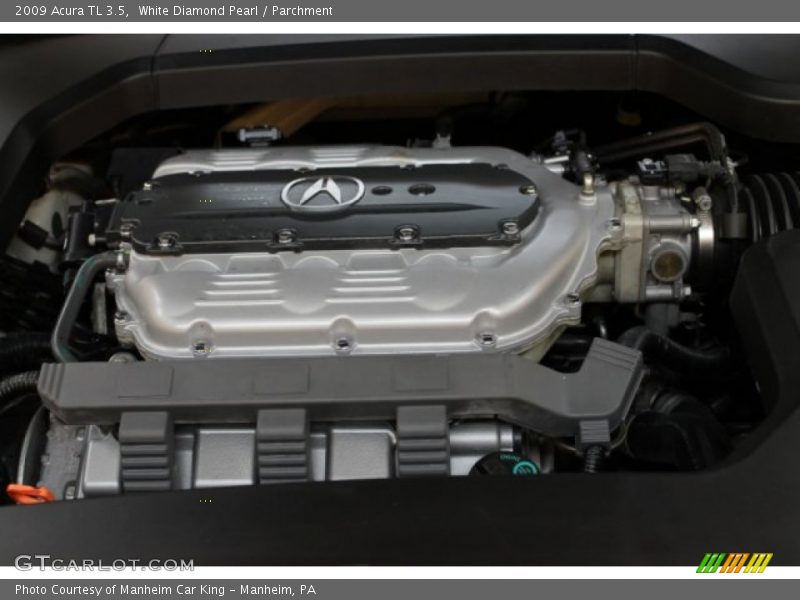 White Diamond Pearl / Parchment 2009 Acura TL 3.5